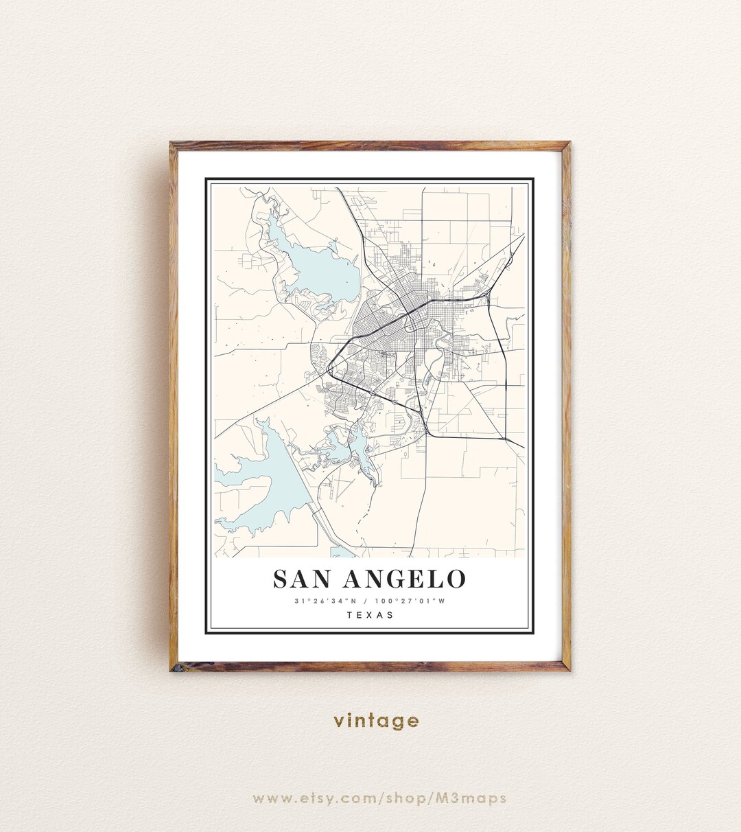 San Angelo Texas Map, San Angelo TX Map, San Angelo City Map, San