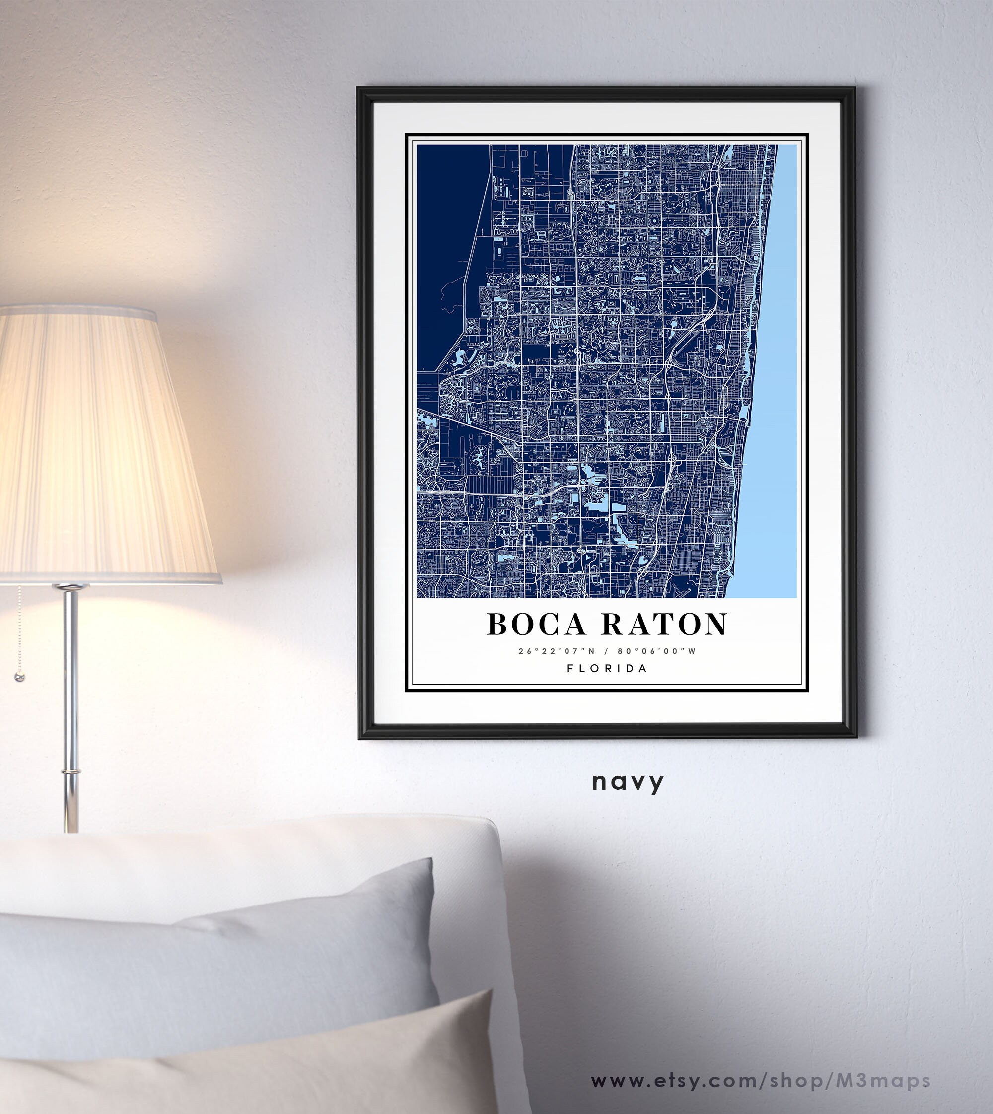 w Buy Boca Raton Florida Map, Boca Raton FL Map, Boca Raton