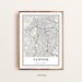 Clifton New Jersey map Clifton NJ map Clifton city map | Etsy
