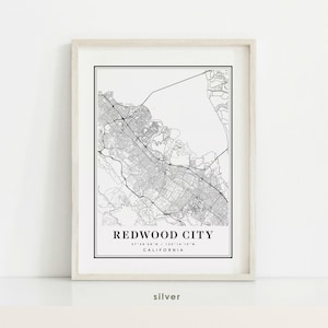 Redwood City California Map, Redwood City CA Map, Redwood City City Map