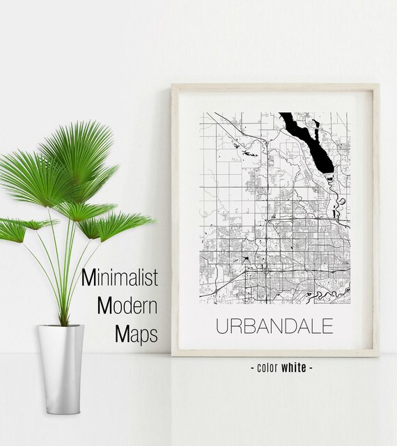 Urbandale Iowa Urbandale IA Map Urbandale Map Urbandale | Etsy
