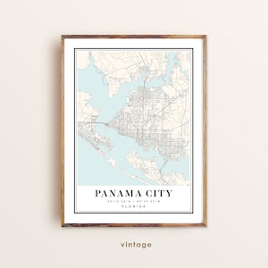 Mapa da Cidade do Panamá, Flórida, mapa da Cidade do Panamá, mapa da cidade do Panamá, impressão da Cidade do Panamá, pôster da Cidade do Panamá, arte da Cidade do Panamá, mapa da Cidade do Panamá