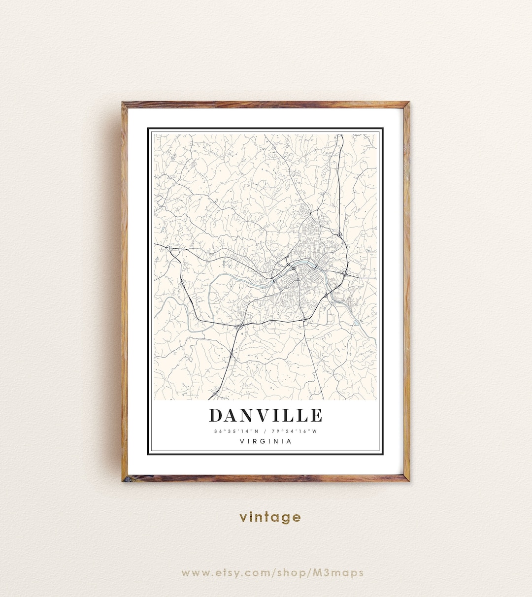 Danville Virginia Map, Danville VA Map, Danville City Map, Danville