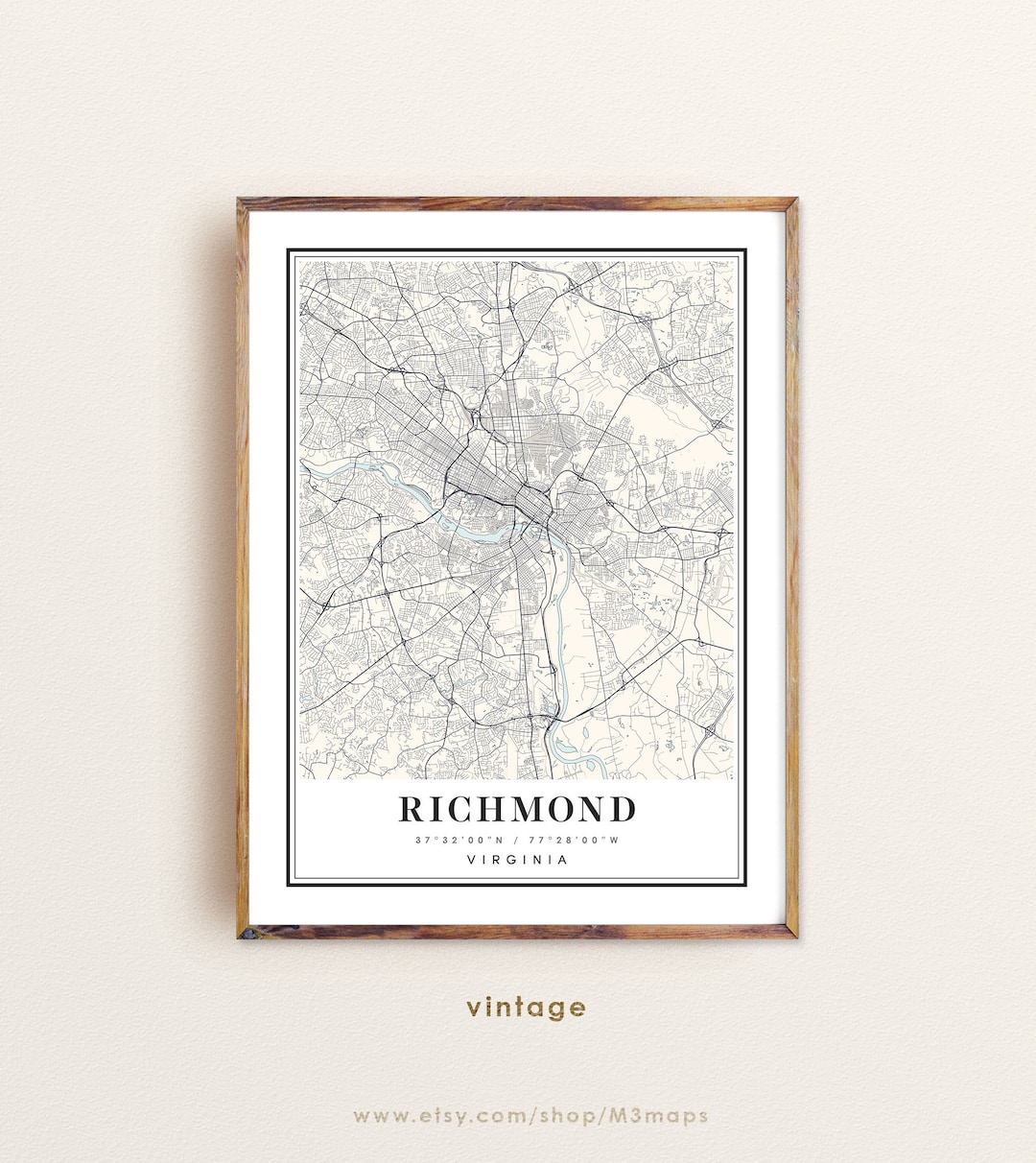 Richmond Virginia Map, Richmond VA Map, Richmond City Map, Richmond ...