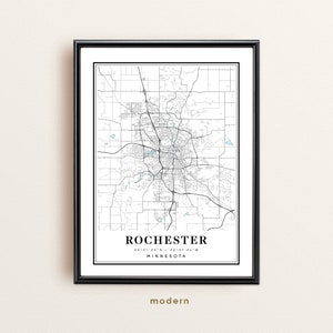 Rochester Minnesota Map, Rochester MN Map, Rochester City Map ...