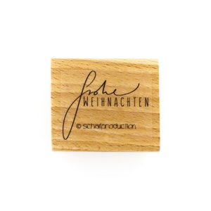 Motivstempel - Frohe Weihnachten 2