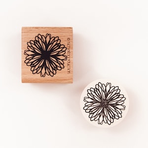 Motivstempel - Chrysantheme