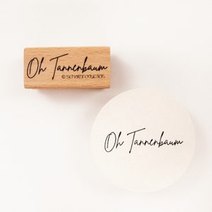 Motivstempel - Oh Tannenbaum