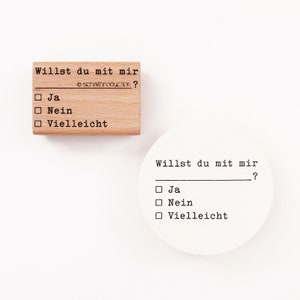 Motivstempel - Willst du mit mir___? [SM]
