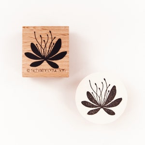 Motivstempel - Abstrakte Seerose