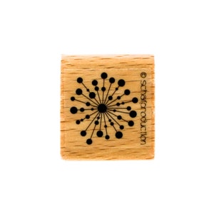 Motivstempel - Geometrische Pusteblume