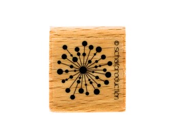 Motivstempel - Geometrische Pusteblume