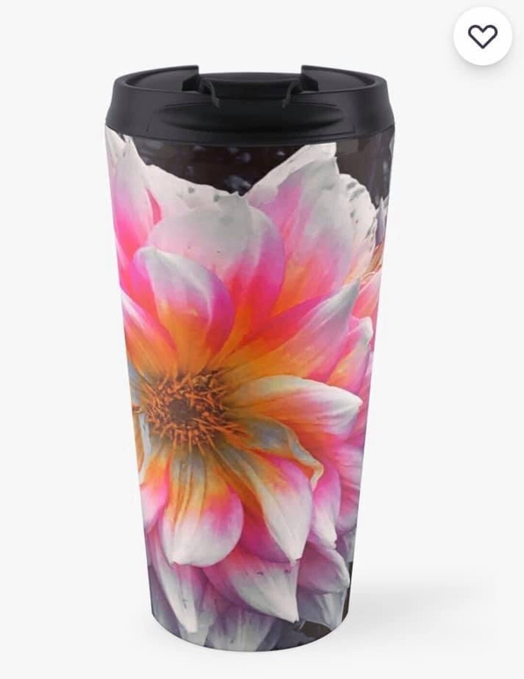 Drinking Flask Thermal Flask Hot Drinks Pink Flower Made to Order Etsy