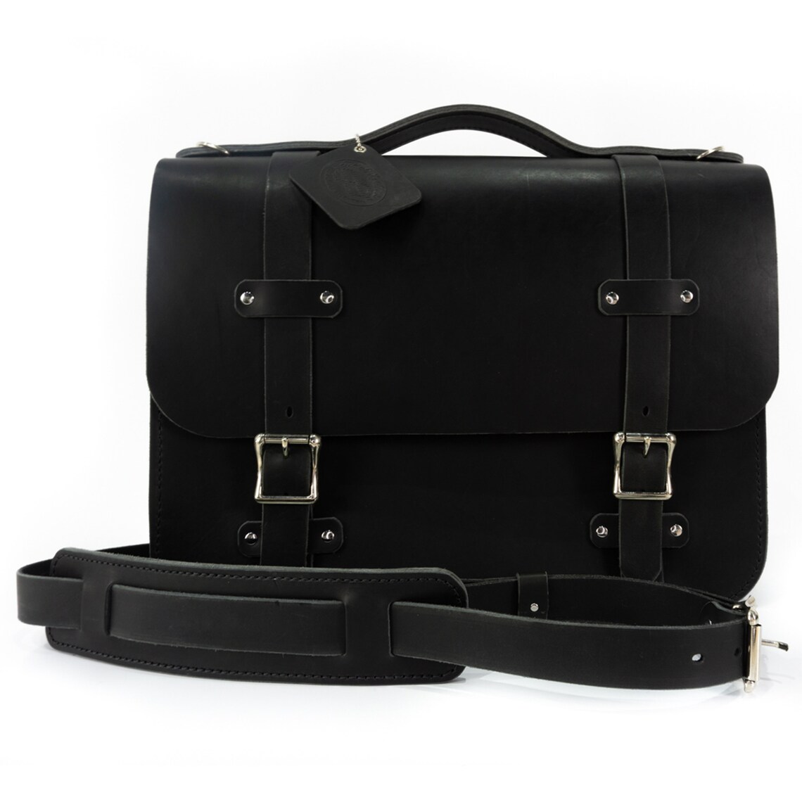 Messenger Bag Black Etsy