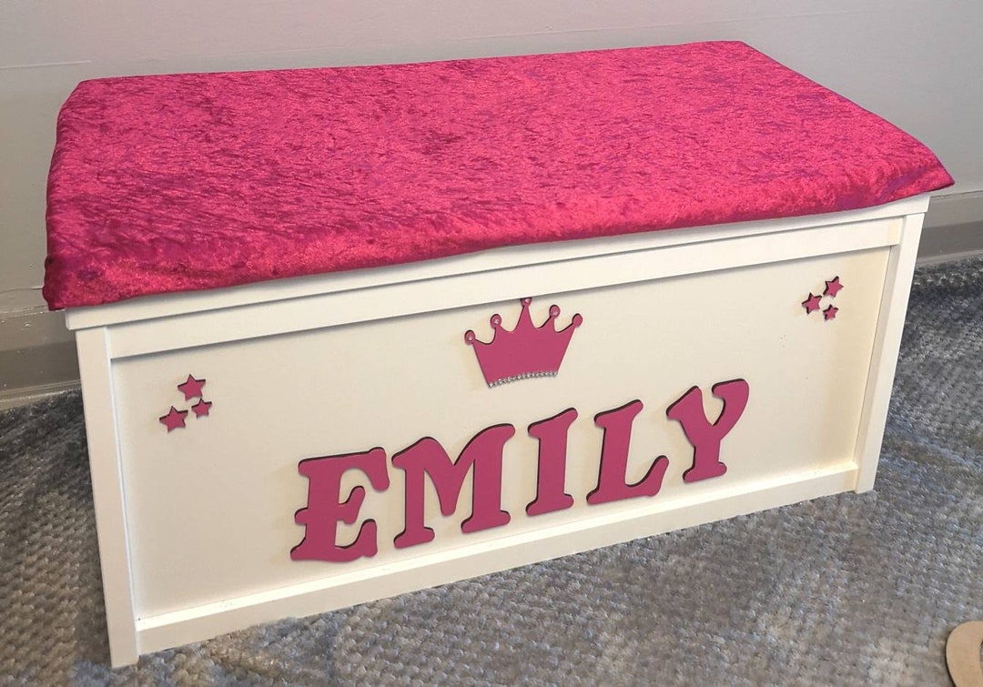 PERSONALISED TOY BOX Children's Kids Custom..choose Any Etsy UK