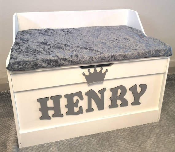 Kids toy box personalised discount