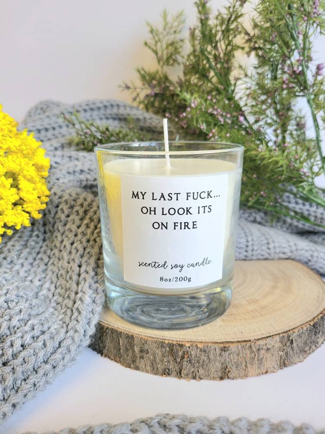 LAST FUCK CANDLE Funny Candle Rude Candle Soy Wax Candle Vegan Etsy UK