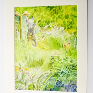 Print - Cheslyn Gardens an Original Watercolour Painting
