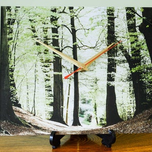 Acrylic Desk/Wall Clock - &#39;Downhill&#39;