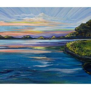 Print - Evening Reservoir (Oil)