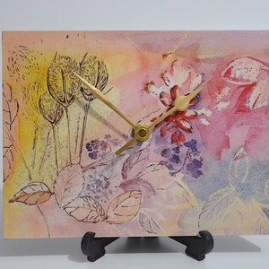 Teasels Desk/Wall Clock
