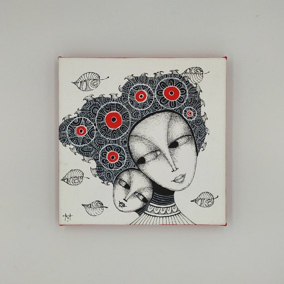 Petite Peinture Pour Maman Etsy