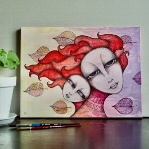 Petite Peinture Pour Maman Etsy