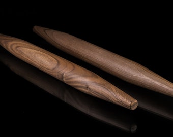 Gourmet Walnut Wood Rolling Pin (French type)