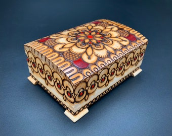 Engraved box, Jewellery Box, Memory box, Wooden Jewellery Box, Keepsake box, Custom Wooden Box, Storage box, Jewellery box