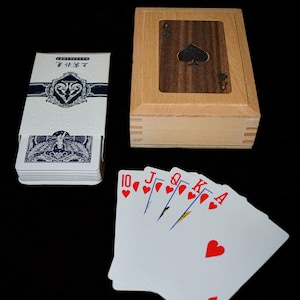 Caixa de cartas de jogar, 1 conjunto de cartas de pôquer