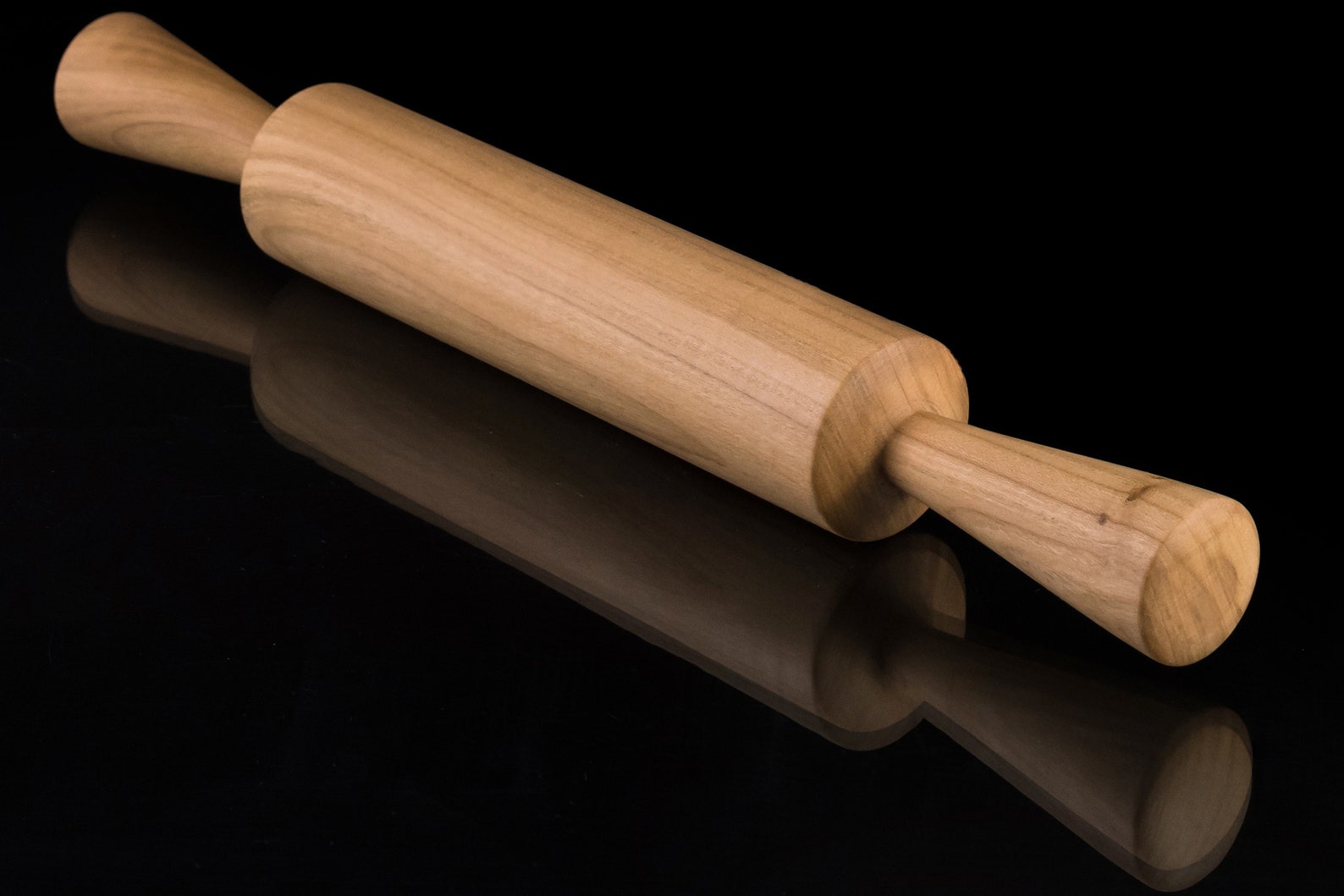 Gourmet Cherry Wood Rolling Pin Roller para Home Kitchen Etsy