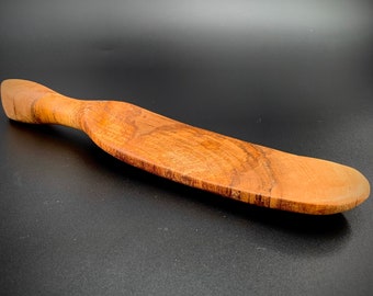 Espátula tallada a mano de nogal