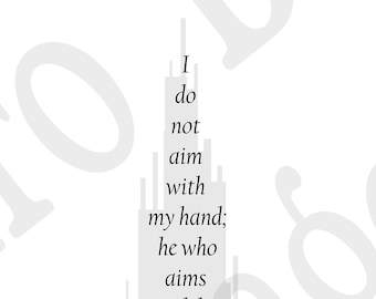 Dunkle Turm Revolverheld Creed | Digital bedruckbare PNG-Datei | Sofort-Download