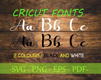 Svg Pretty Text Pretty Svg Font, SVG Fonts for Cricut, Alphabet, Cursive Font SVG ...