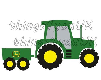 Download John Deere Truck Monogram Svg - Layered SVG Cut File ...