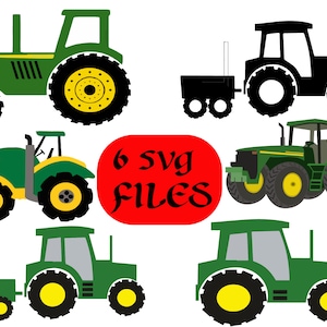 Tractor svg, Farm equipment, Tractor birthday, Birthday boy, Tractor, silhouette, tractor cricut file, iron on, SVG, PNG, PDF, Dxf, Stamp