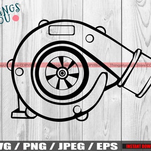 Turbo, Turbo SVG, Turbo Png, Turbo Stickers, Turbo Charger, Boost, Turbine Boost, Car Turbine, Car Accessories Svg, Cricut Turbine, Iron ons