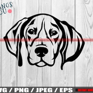 German Shorthaired Pointer Svg, Peeking Dog And Paws, German Shorthaired Pointer PNG, JPEG, SVG, Cricut, Silhouette, Iron On, Printable