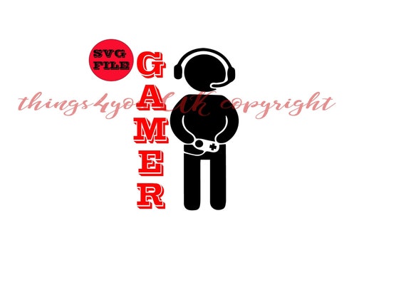 Gamer Svg Video Gamer Svg Game Controller Svg Vector Svg Etsy