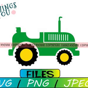 Tractor svg, Farm equipment, Tractor birthday, Birthday boy, Tractor, silhouette, tractor cricut file, iron on, SVG, PNG, PDF, Dxf, Stamp