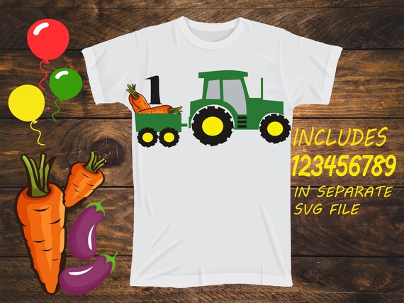 Download Tractor Svg Farm Equipment Tractor Birthday Birthday Boy Etsy