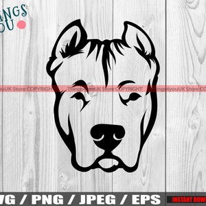 Dogo Argentino, Dogo Argentino SVG, Dogo Argentino Peeking Dog, Dogo Head, Dogo Argentino Clipart, Cricut Cut File, Silhouette, Iron On