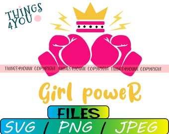 Boxing gloves logo, Boxing girl, Boxing gloves svg, Boxing gloves clipart, Gloves file for cricut, Silhouette, Boxing gloves iron on