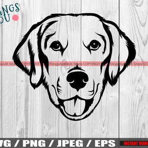 Golden Retriever SVG, Golden Retriever, Golden Retriever Clipart, Golden Retriever Digital Download, Silhouette, Cricut Design, Retriever