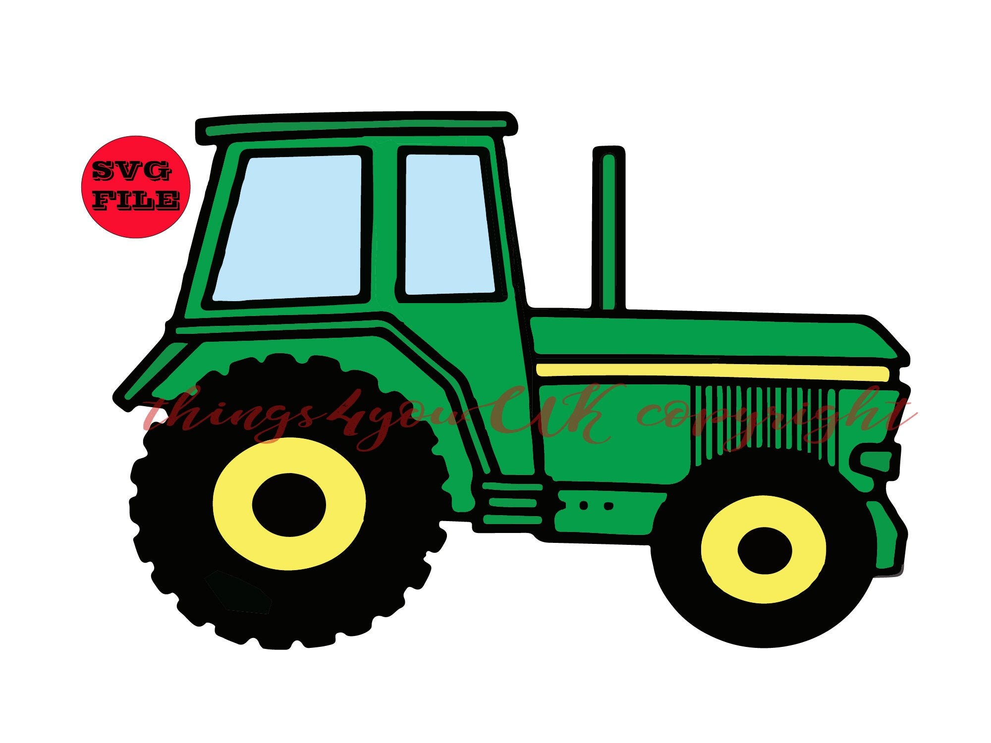 Download Tractor Svg Farm Equipment Tractor Birthday Birthday Boy Etsy