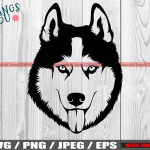 Husky SVG, Siberian Husky SVG, Husky Dog, Husky Mom, Girl Husky, Peeking Dog, Husky For Cricut, Dog With Paws, Cute Husky Cricut Cut File