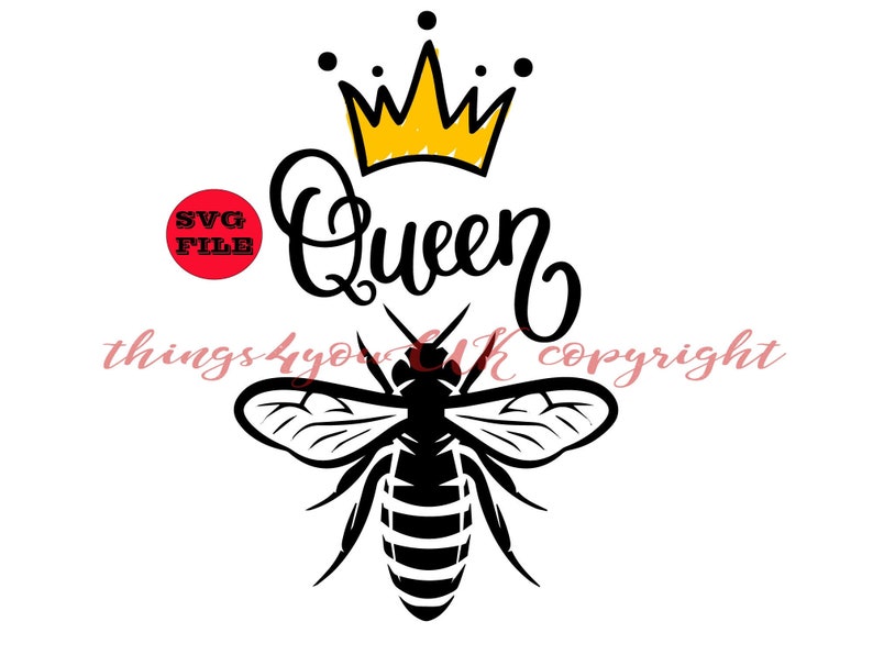 Download Bee Svg Flying Bee Honey Bee Honey Queen Bee Bee In A Crown Bee With Laurel Wreath Svg Silhouette Svg Cricut File Dxf Png Iron On Clip Art Craft Supplies Tools