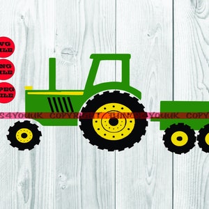 Tractor svg, Farm equipment, Tractor birthday, Birthday boy, Tractor, silhouette, tractor cricut file, iron on, SVG, PNG, PDF, Dxf, Stamp