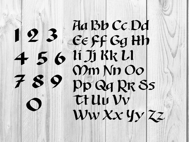 Download Halloween Font SVG Fonts For Cricut Alphabet Scary Font | Etsy