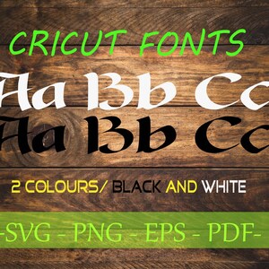 Police Halloween, Polices SVG pour Cricut, Alphabet, Police effrayante SVG, Polices Monogramme, Polices Silhouette, Polices imprimables, Script, Calligraphie, Eps
